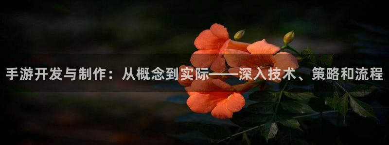 pc长运娱乐官网开奖结果查询：手游开发与制作：从概念到实际—