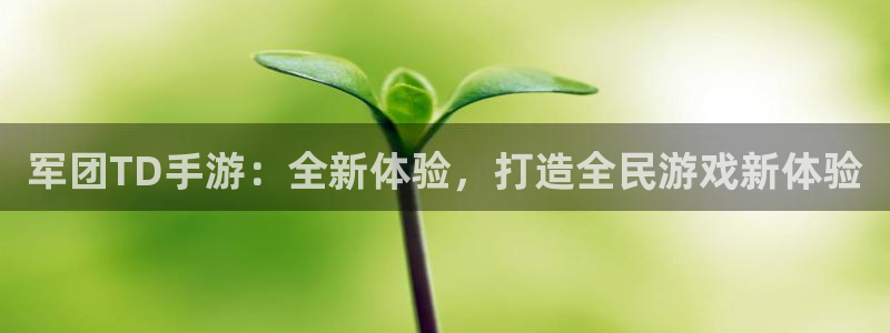 长运娱乐官网：军团TD手游：全新体验，打造全民游戏新体验